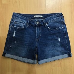 MAVI “Marla” Mid-Rise Denim Shorts